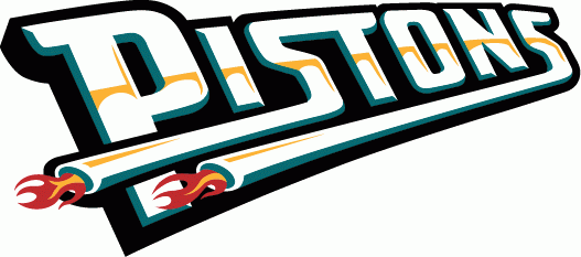 Detroit Pistons 1996-2001 Wordmark Logo DIY iron on transfer (heat transfer)